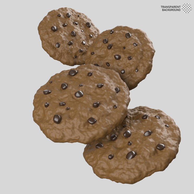 PSD deliciosas galletas de chocolate