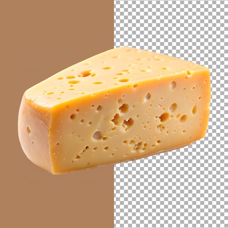Un delicioso bloque de queso Gouda