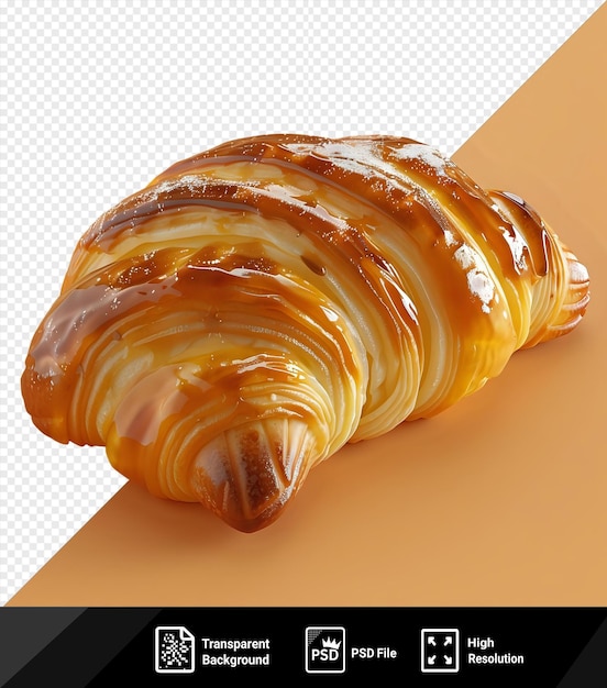 PSD delicioso bolo único em um fundo amarelo png psd