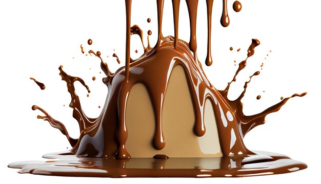 PSD delicioso chocolate dripping criado com tecnologia de inteligência artificial gerativa