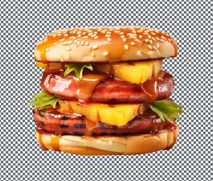 PSD delicioso y delicioso aislado en un fondo transparente