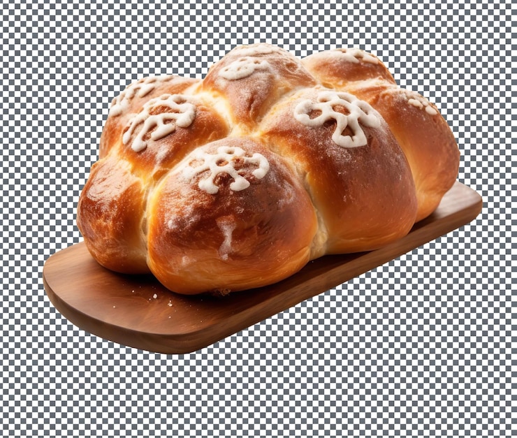 PSD delicioso e saboroso pain de mie isolado em fundo transparente