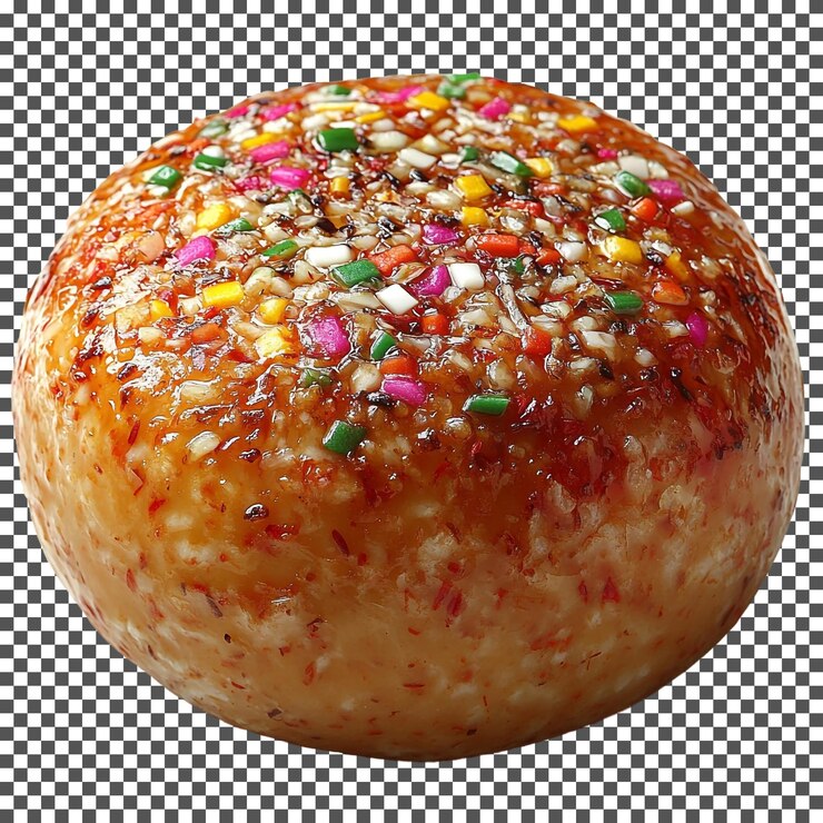 PSD el delicioso knefe turco aislado en un fondo transparente