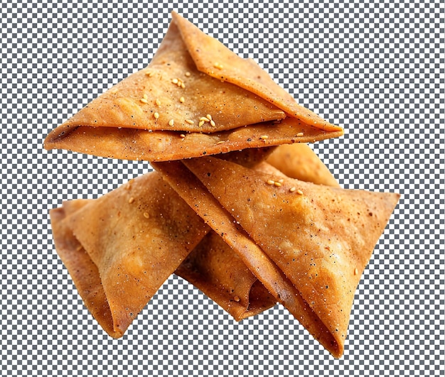 delicioso lanche crocante etíope isolado em fundo transparente
