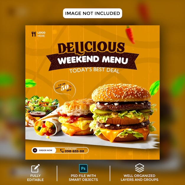 Un delicioso menú de fin de semana en las redes sociales