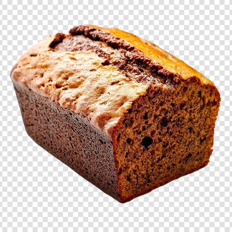 Delicioso pan de plátano casero pan horneado dulce postre