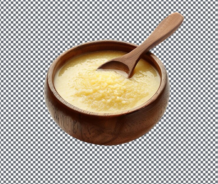PSD delicioso porridge tipo chere aislado sobre un fondo transparente
