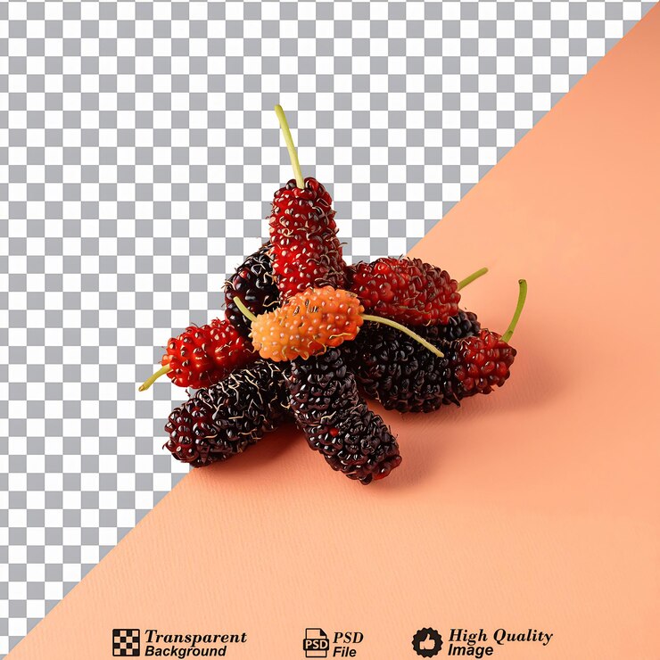 PSD el delicioso racimo de bayas multicolores