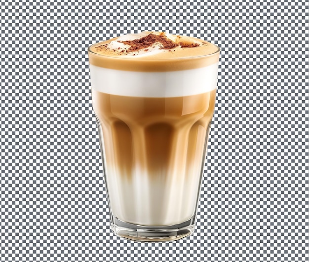 PSD el delicioso sahlab latte aislado sobre un fondo transparente