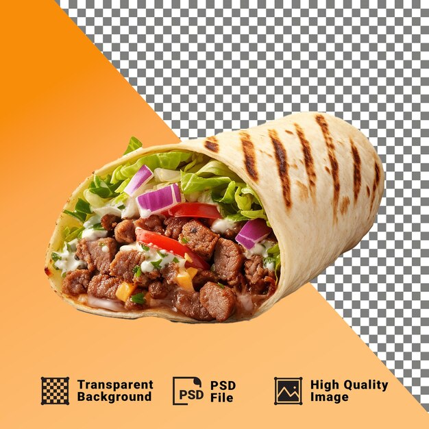 PSD deliciosos buritos mexicanos isolados em fundo transparente png