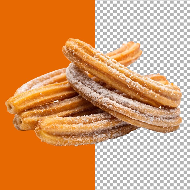 Deliciosos churros con azúcar