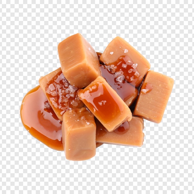 Deliciosos cubos de caramelo salado