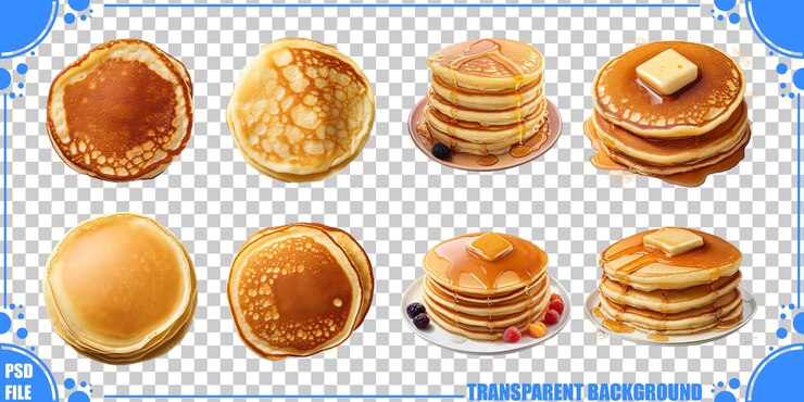 PSD deliciosos panqueques para la inspiración del desayuno