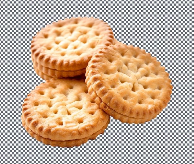 PSD delicious boloi biscuits des biscuits croustillants isolés sur un fond transparent
