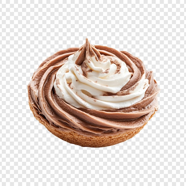 Delicious Chocolate Cupcake isolated on transparent