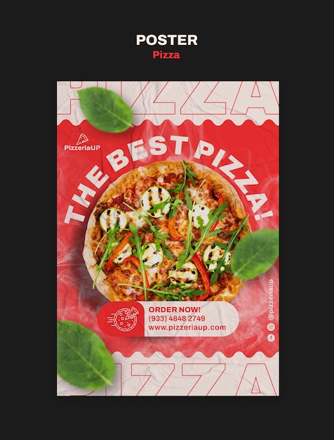delicious pizza restaurant template