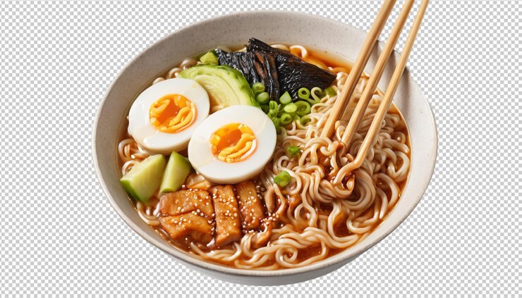 PSD delicious ramen bowl png