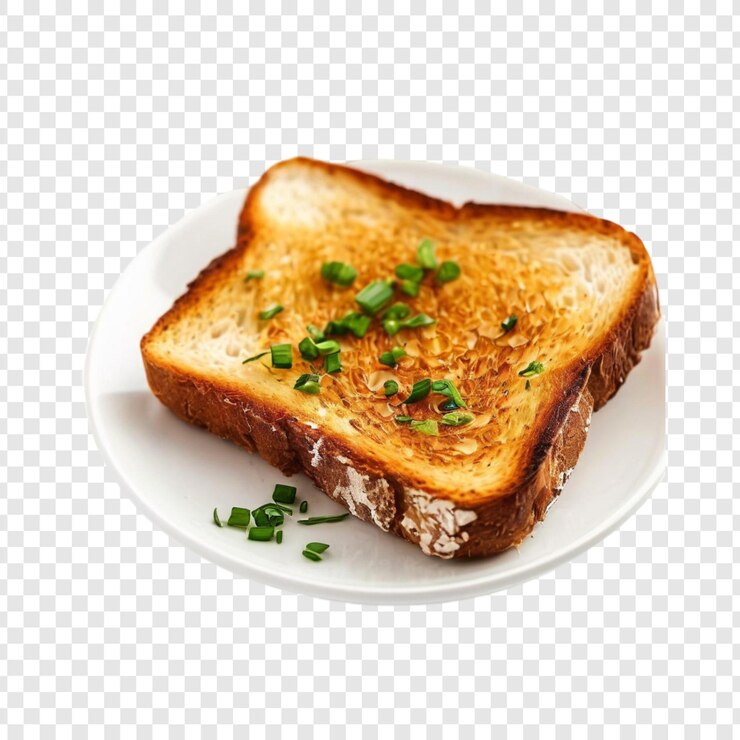 PSD delicious toasted bread with garlic herbs and butter