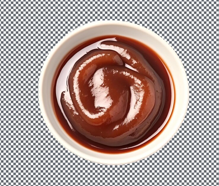 PSD deliziosa e gustosa salsa di tamarindo isolata su uno sfondo trasparente