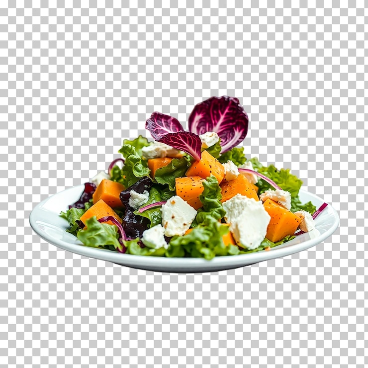 Deliziosa insalata di feta di zucca
