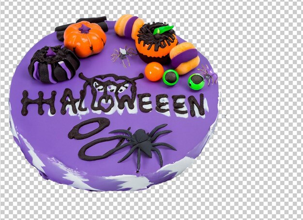 Deliziosa torta di Halloween splendidamente decorata