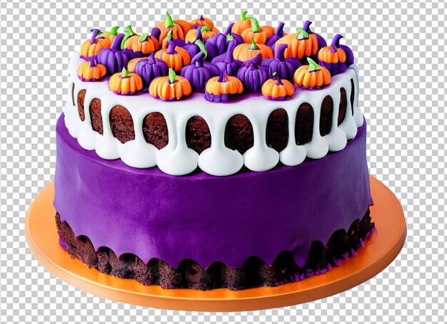 Deliziosa torta di Halloween splendidamente decorata