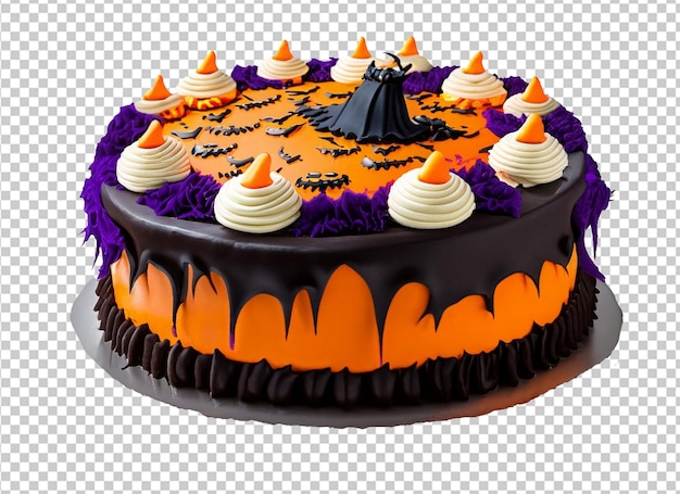 Deliziosa torta di Halloween splendidamente decorata