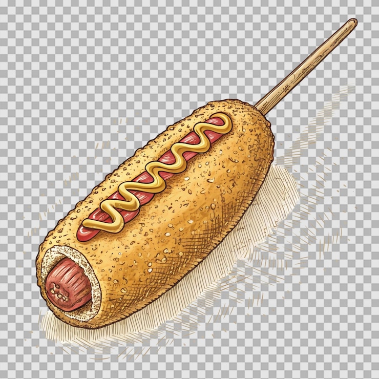 PSD delizioso corn dog
