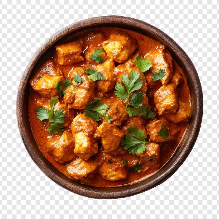 PSD delizioso curry di pollo