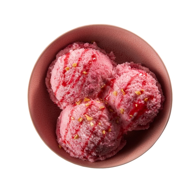 Delizioso gelato isolato
