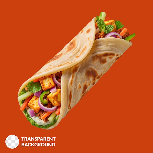 Delizioso paneer paratha roll