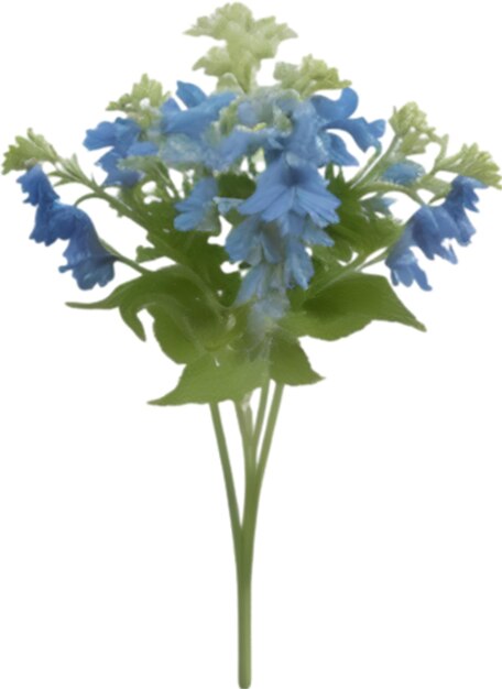 PSD delphinium clipart um lindo ícone de flor delphinium