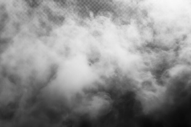 Dense Black Smoke Overlay Effect