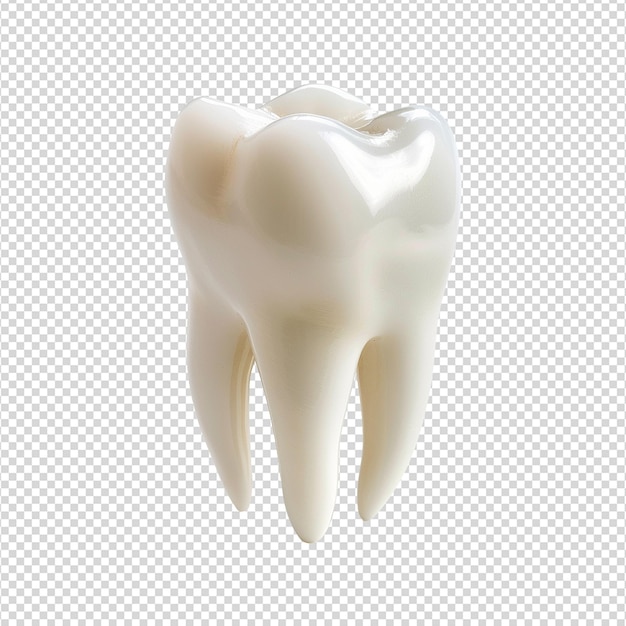 PSD dente isolado em fundo transparente png