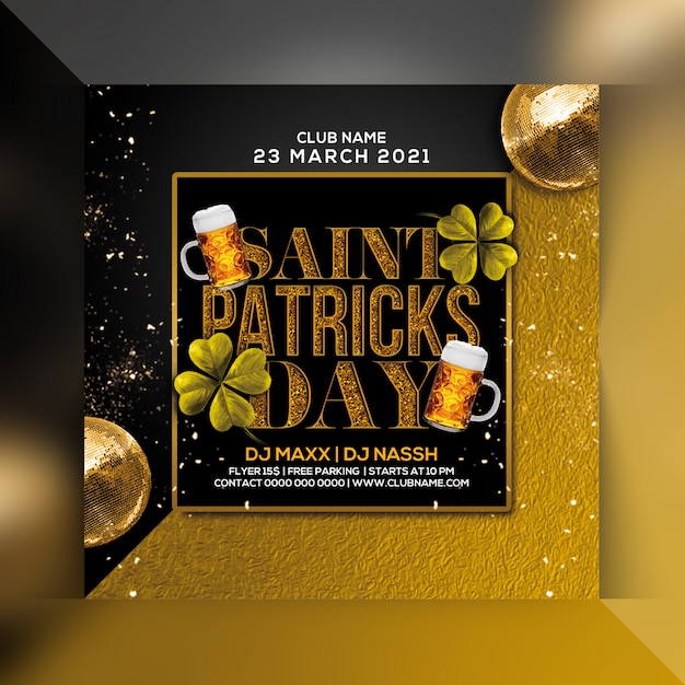 Dépliant De La Saint-patrick