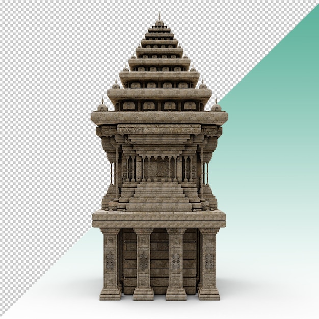 PSD der antike tempel in indien