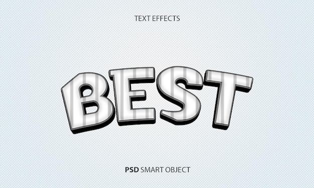 Der beste 3D-Text-Effekt mit PSD Smart Object