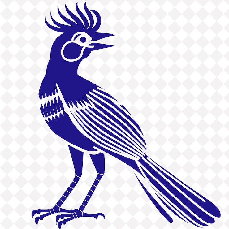 PSD der indonesische nationalvogel jalak bali mit einem flachen design showc kultur inspirierte abstrakte vektordesign