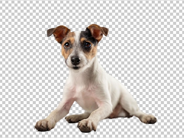 PSD der liebenswerte smooth fox terrier spielt glücklich png