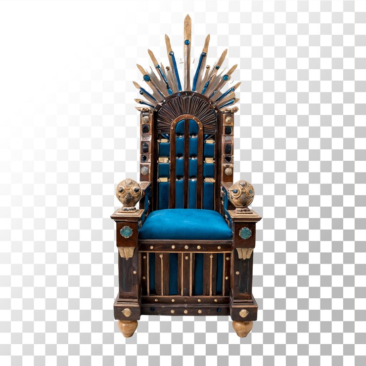 PSD der majestätische königliche thron