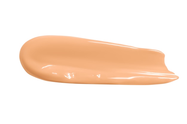Der Schmier des Gesichtsfundaments ist hellbeige in der Farbe Isolierte PNG