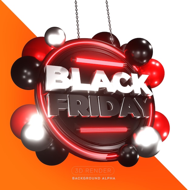 Der schwarze Freitag in 3D Round Base 02