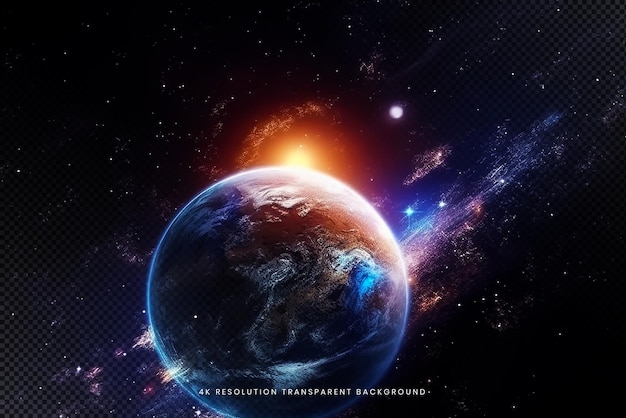 Der Weltraum auf dem Planeten Erde