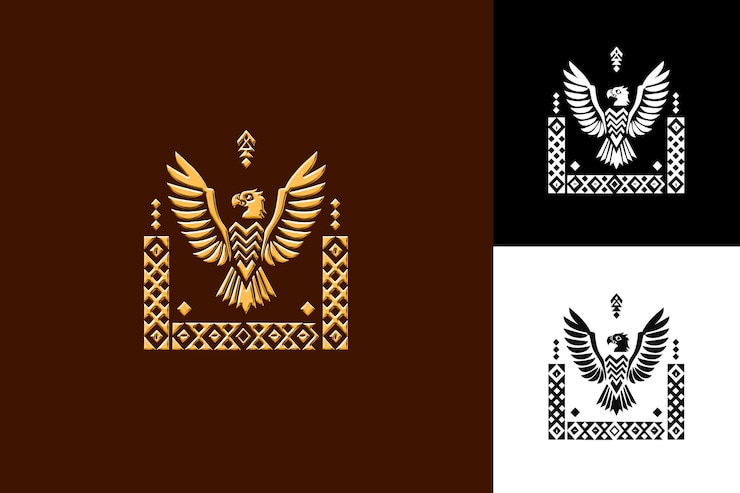 PSD los derechos y la cultura indígenas con un logotipo cultural featu méxico diseños de símbolos culturales