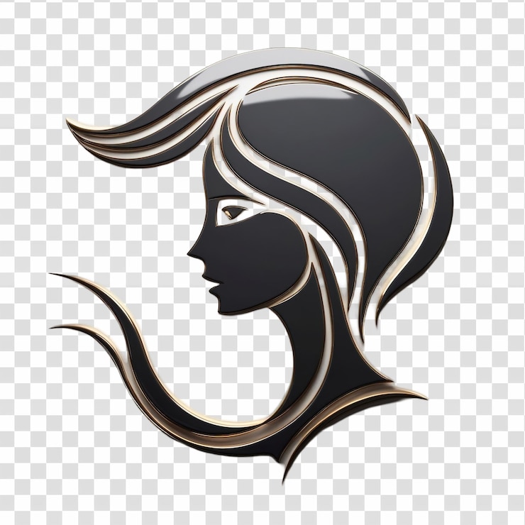 PSD le dernier logo de mode et de beauté