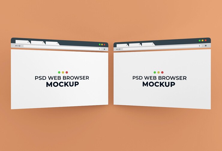 Desain maket halaman peramban internet