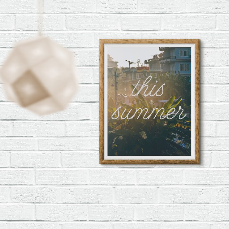 Desain mock up poster