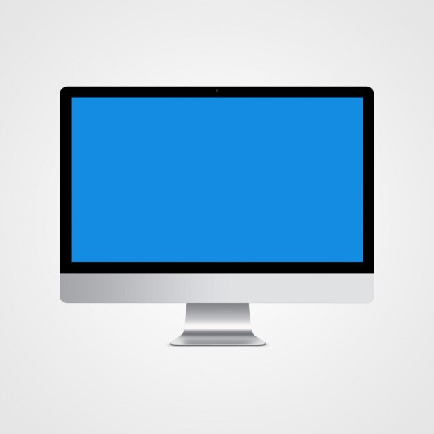 PSD desain mockup komputer