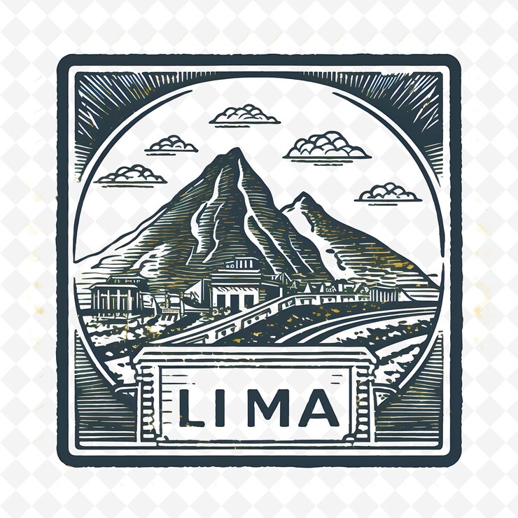 PSD desain stempel png stempel kota menawan yang mencatat kemegahan global