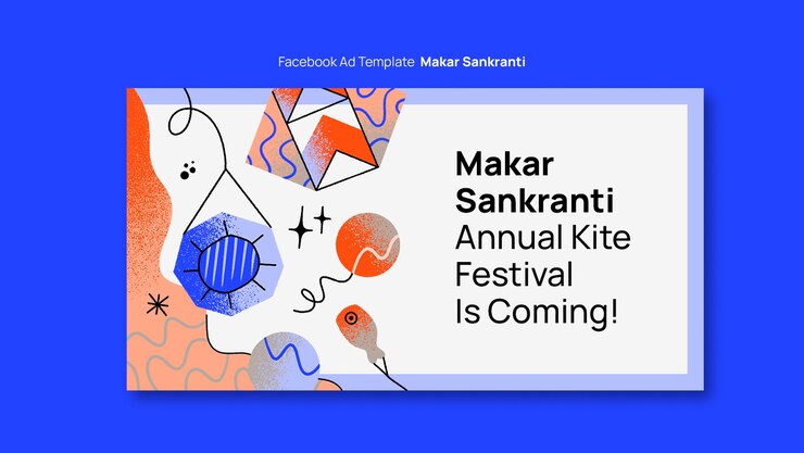 PSD desain templat makar sankranti